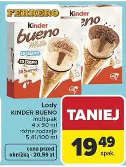 Carrefour Lody Kinder Bueno multipak oferta