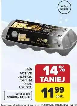 Carrefour Jaja Active Jaj-Pol rozm. M oferta