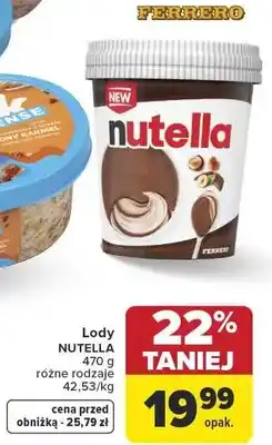 Carrefour Lody Nutella oferta