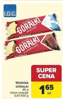 Carrefour Wafelek Góralki z czekoladą IDC oferta