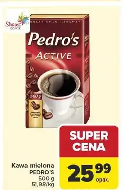 Carrefour Kawa mielona Pedro's Active oferta