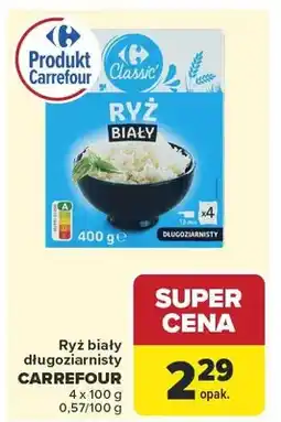 Carrefour Ryż biały długoziarnisty Carrefour Classic oferta