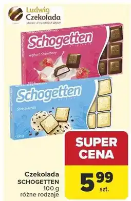 Carrefour Czekolada Schogetten Stracciatella Ludwig oferta