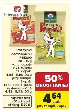 Carrefour Prażynki Przysnacki Reksio Intersnack oferta