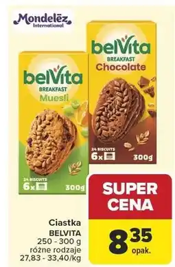 Carrefour Ciastka BelVita Breakfast Chocolate Mondelez oferta