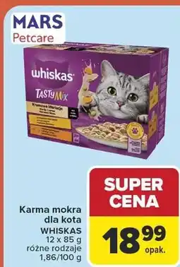 Carrefour Karma mokra dla kota Whiskas Tasty Mix oferta