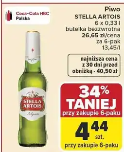 Carrefour Piwo Stella Artois oferta