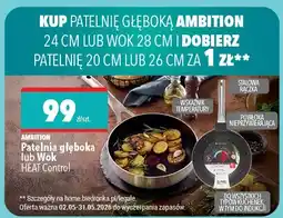 Biedronka Patelnia głęboka Ambition HEAT Control oferta