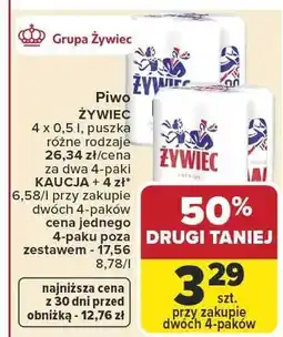 Carrefour Piwo Żywiec oferta