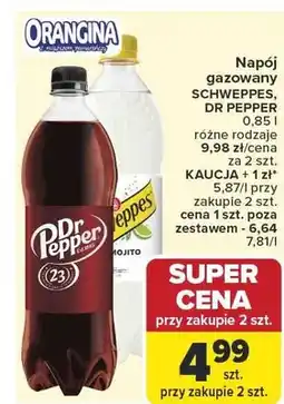 Carrefour Napój gazowany Dr Pepper oferta