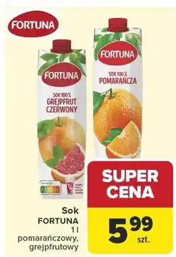 Carrefour Sok Fortuna grejpfrutowy oferta