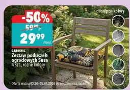 Biedronka Zestaw poduszek ogrodowych Gardenic Susa 4szt oferta