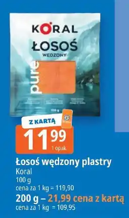 E.Leclerc Łosoś wędzony plastry Koral oferta