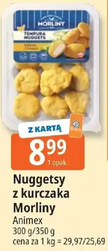 E.Leclerc Nuggetsy z kurczaka Morliny Animex oferta