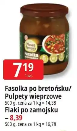 E.Leclerc Fasolka po bretońsku/Pulpety wieprzowe oferta