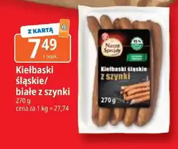 E.Leclerc Kiełbaski śląskie/ białe z szynki oferta