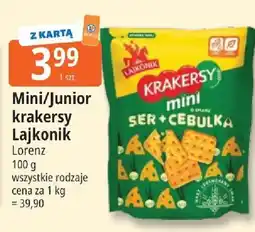 E.Leclerc Mini/Junior krakersy Lajkonik Lorenz oferta