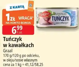 E.Leclerc Tuńczyk w kawałkach Graal oferta