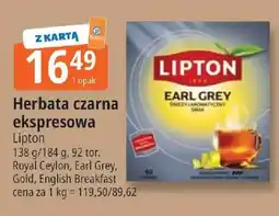 E.Leclerc Herbata czarna ekspresowa Lipton oferta