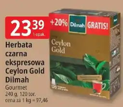 E.Leclerc Herbata czarna ekspresowa Ceylon Gold Dilmah Gourmet oferta