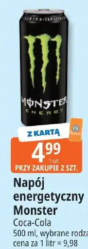 E.Leclerc Napój energetyczny Monster Coca-Cola oferta