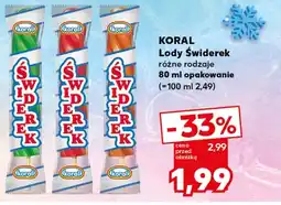 Kaufland Lody Koral oferta