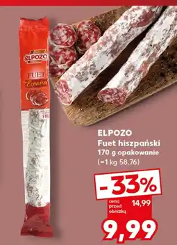 Kaufland Fuet ElPozo oferta