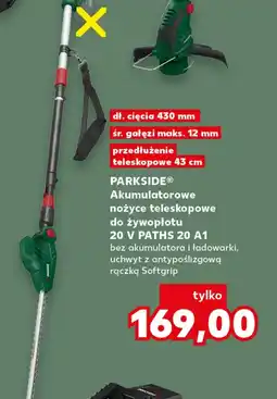 Kaufland Nożyce akumulatorowe Parkside oferta