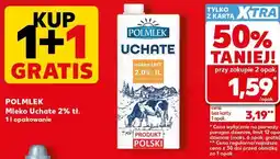 Kaufland Mleko Uchate 2% tł. 1 l opakowanie oferta