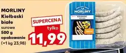 Kaufland MORLINY Kiełbaski białe surowe oferta