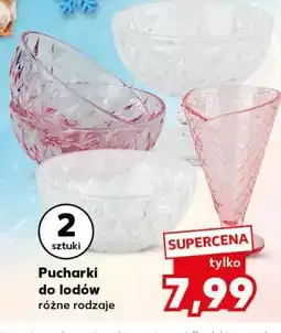 Kaufland Pucharki do lodów różne rodzaje 2 sztuki oferta