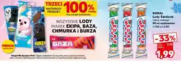 Kaufland WSZYSTKIE LODY MAREK EKIPA, BAZA, CHMURKA i BURZA oferta