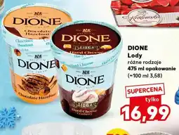 Kaufland DIONE Lody różne rodzaje 475 ml opakowanie oferta