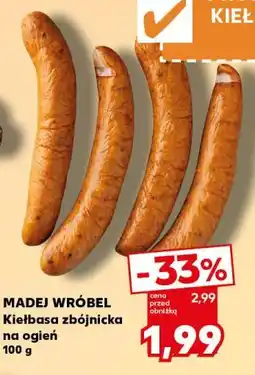 Kaufland MADEJ WRÓBEL Kiełbasa zbójnicka na ogień oferta