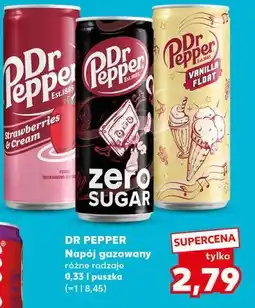 Kaufland DR PEPPER Napój gazowany różne rodzaje 0,33 l puszka oferta