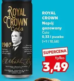 Kaufland ROYAL CROWN Napój gazowany Cola 0,33 l puszka oferta