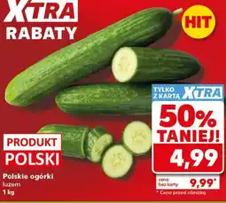 Kaufland Polskie ogórki luzem oferta
