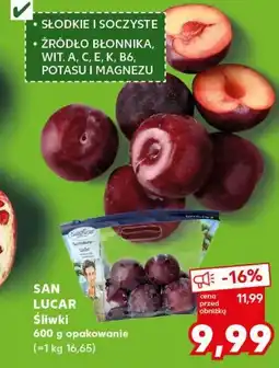 Kaufland SAN LUCAR Śliwki 600 g opakowanie oferta