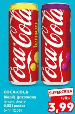 Kaufland COCA-COLA Napój gazowany lemon, cherry 0,33 l puszka oferta