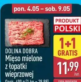 ALDI Mięso mielone z łopatki wieprzowej DOLINA DOBRA oferta