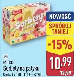 ALDI Sorbety na patyku oferta