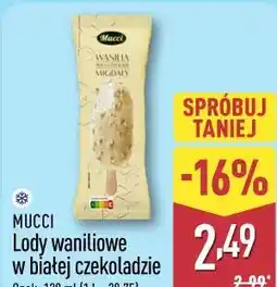 ALDI Lody waniliowe w białej czekoladzie oferta