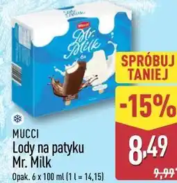 ALDI Lody na patyku Mr. Milk oferta