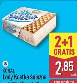 ALDI KORAL Lody Kostka śnieżna oferta