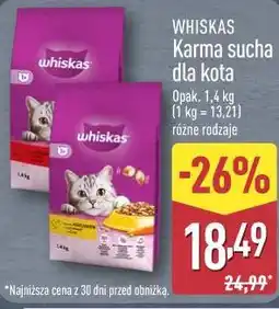 ALDI WHISKAS Karma sucha dla kota oferta