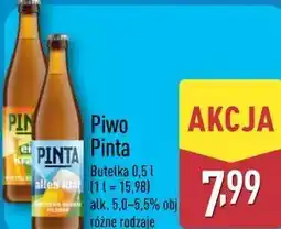 ALDI Piwo Pinta różne rodzaje oferta