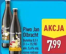 ALDI Piwo Jan Olbracht różne rodzaje oferta
