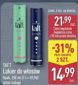 ALDI TAFT Lakier do włosów oferta