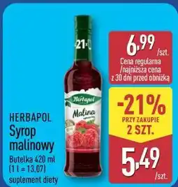 ALDI HERBAPOL Syrop malinowy oferta