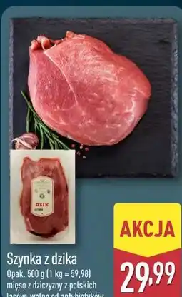 ALDI Szynka z dzika oferta
